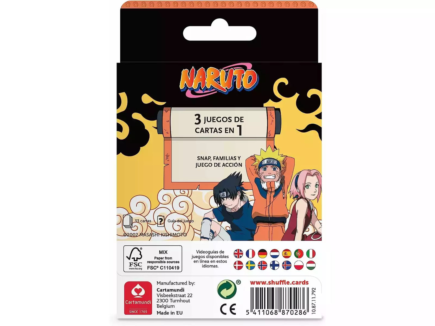 Juego de Mesa Shuffle: Naruto- JDM