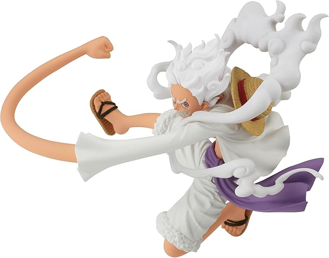 Figura Monkey D. Luffy Gear 5 Battle Record - One Piece - Bandai
