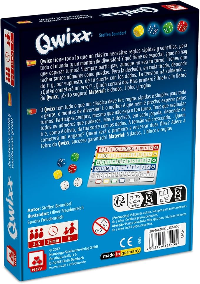 Juego de Mesa Qwixx - JDM