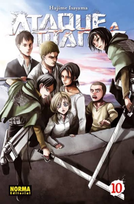 Manga 10 Ataque a los Titanes - NE