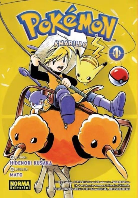 Manga 01 Pokémon - Amarillo - NE