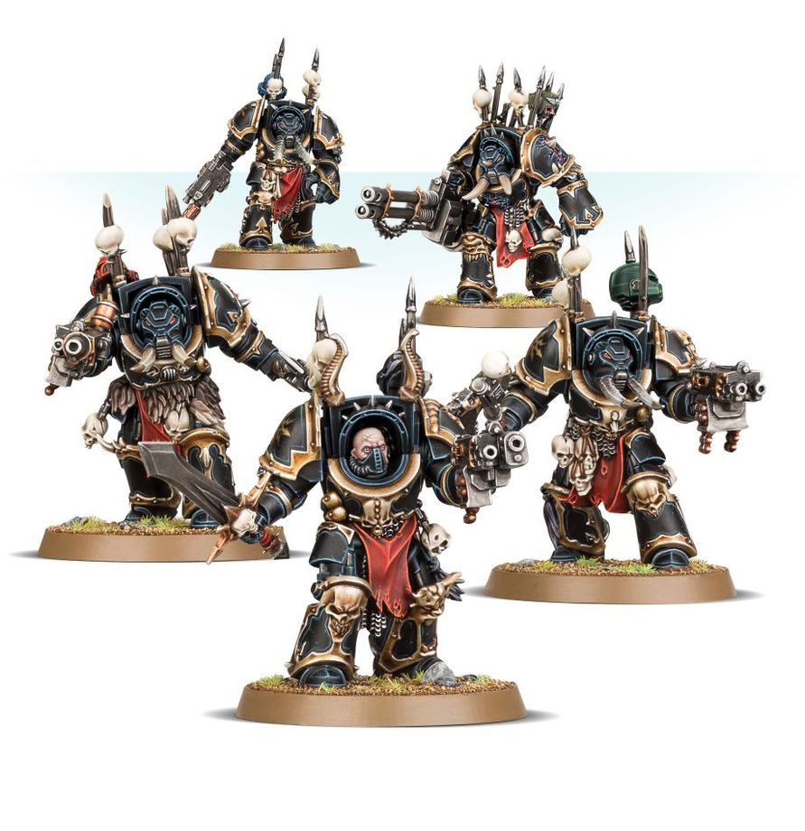Miniaturas set Escuadra de Exterminadores del Caos - Warhammer 40.000 - GW