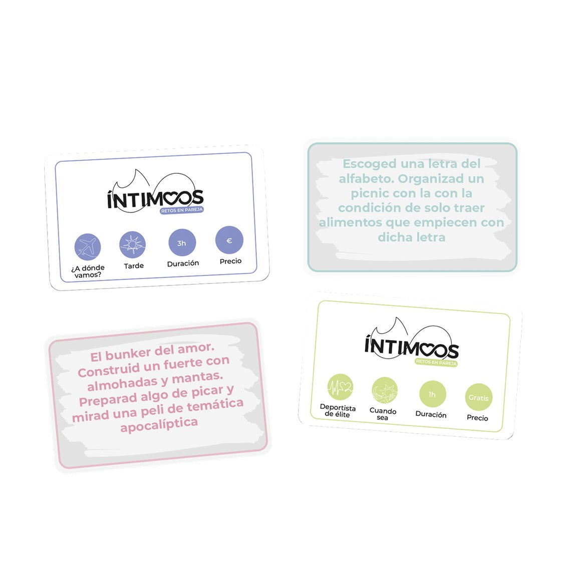 Juego de Mesa intimoos retos en pareja - JDM