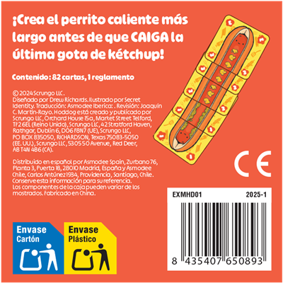 Juego de Mesa Hoddog - JDM