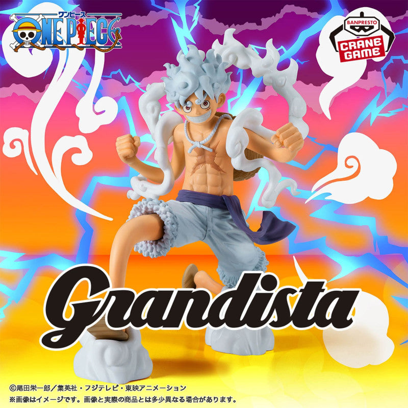 Figura Monkey D. Luffy Gear 5 Grandista - One Piece - Bandai