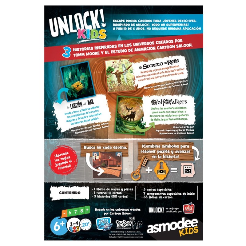 Juego de Mesa Unlock Kids: Irish Folklore Trilogy - JDM