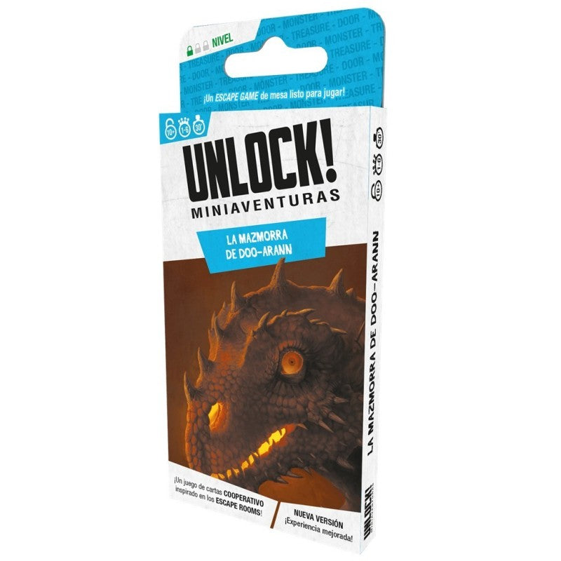 Juego de Mesa Unlock Miniaventuras: La Mazmorra de Doo-Arann - JDM