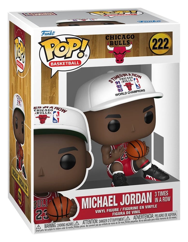 Funko Pop Michael Jordan 3 Times In a Row 222 - Chicago Bulls