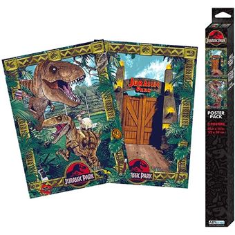 Pack Posters Puertas y Biodiversity - Jurassic Park - ABYstyle