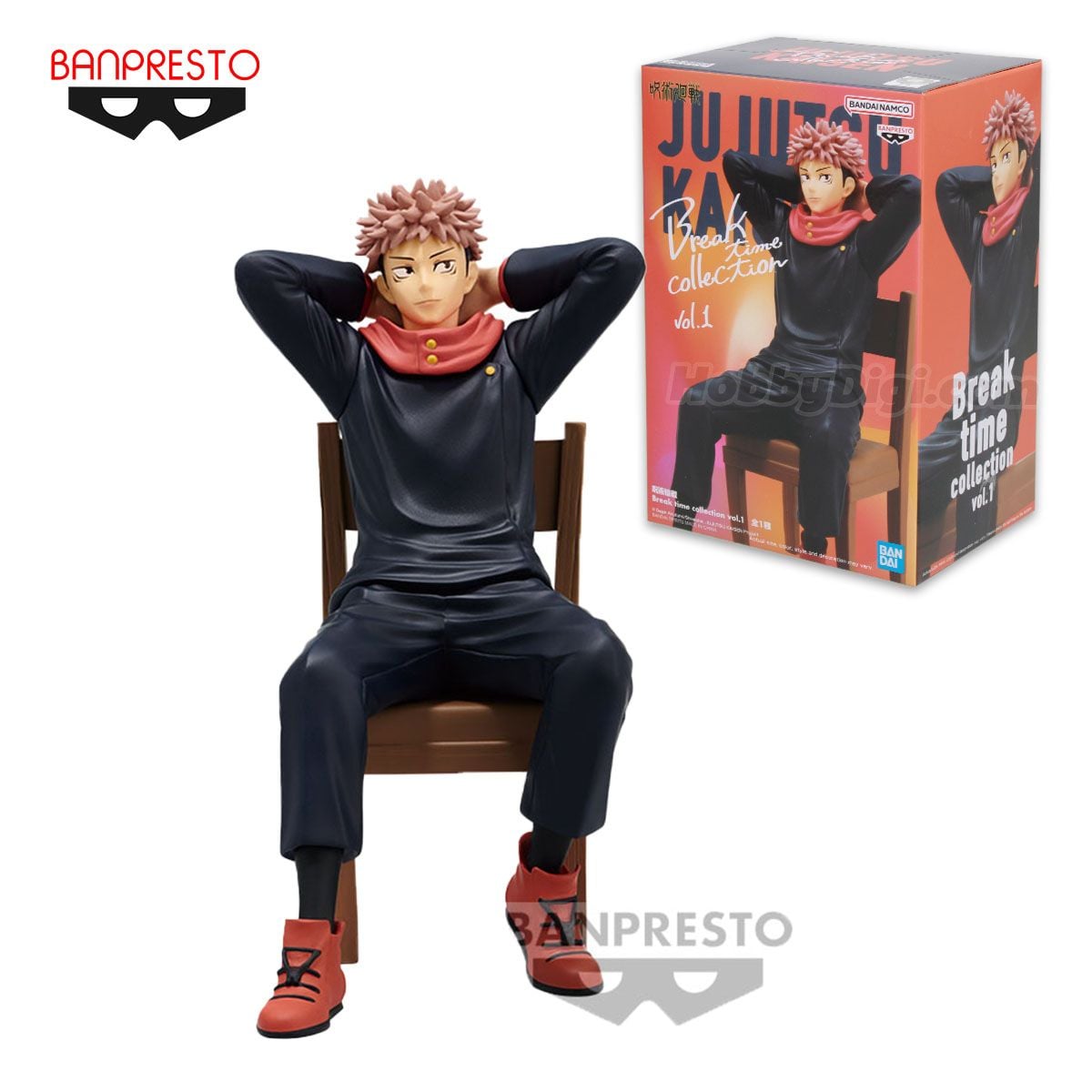 Figura Yuji Itadori Break Time - Jujutsu Kaisen - Bandai