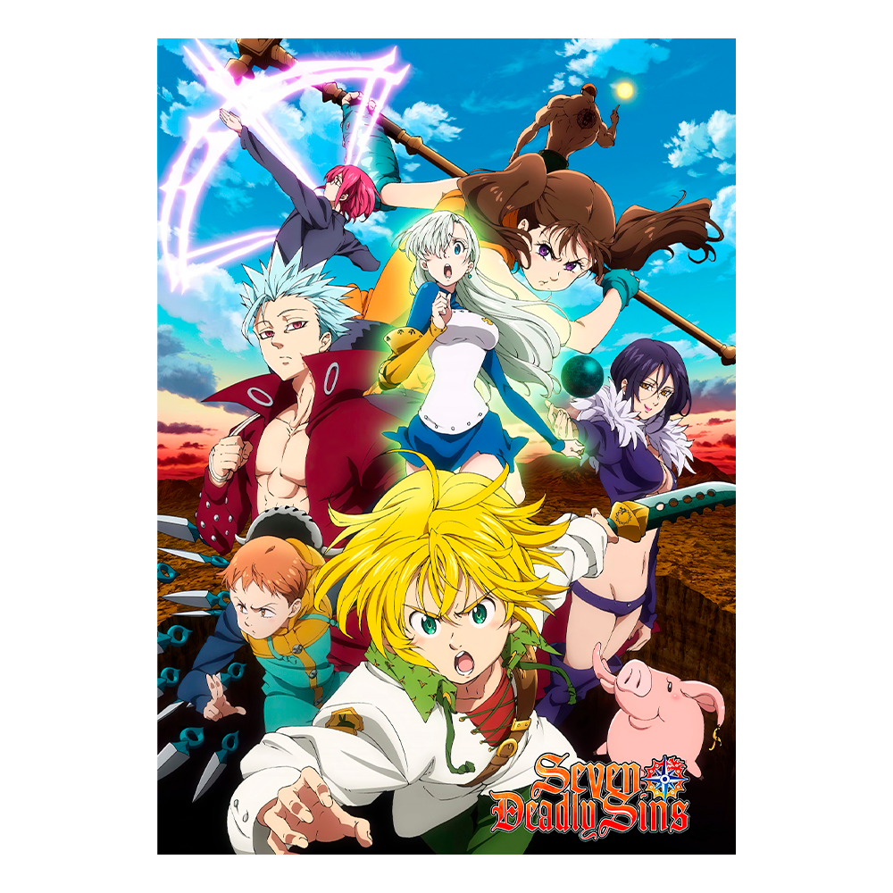 Póster Seven Deadly Sins - A3
