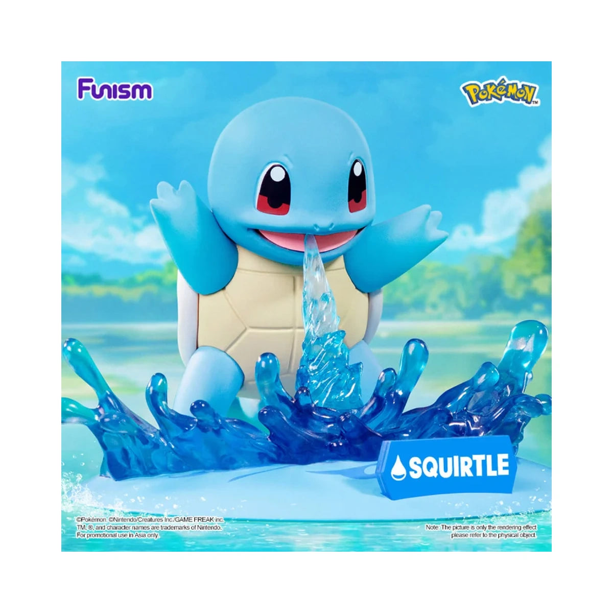 Figura Squirtle No.0007 - Pokémon