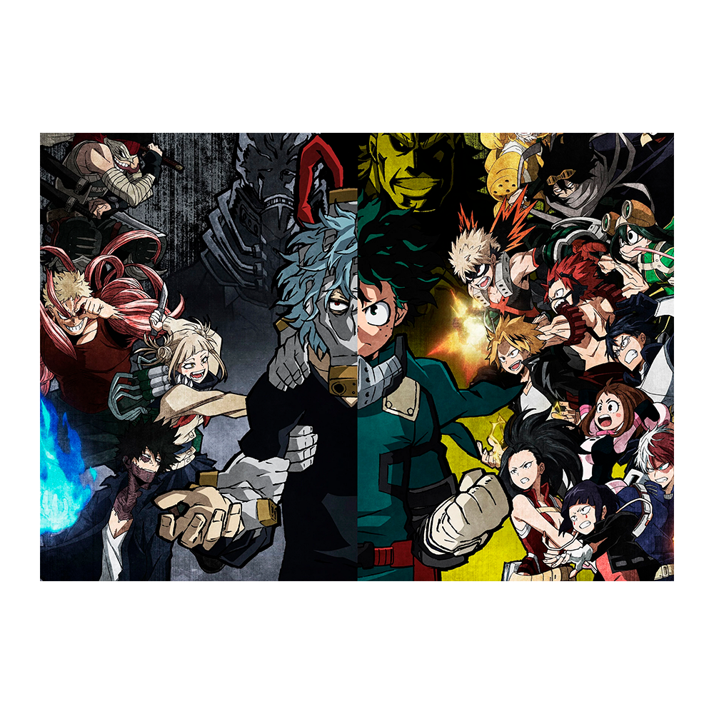 Póster My Hero Academia: Héroes vs Villanos - A3