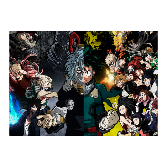 Póster My Hero Academia: Héroes vs Villanos - A3