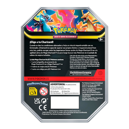 Lata Mega-Charizard X EX: Colección Especial [ES] - Pokémon Tcg