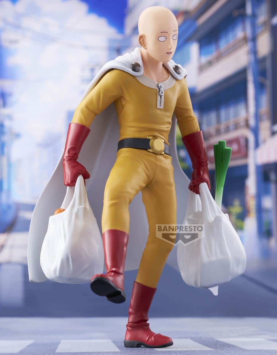 Figura Saitama Punch Life - One Punche man - Bandai