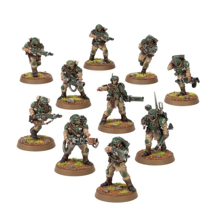 Miniaturas set Cadian Shock Troops - Warhammer 40.000 - GW