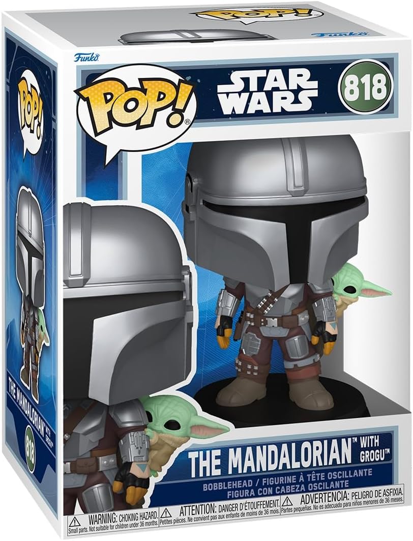 Funko Pop The Mandalorian with Grogu 818 - Star wars