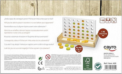 Juego de Mesa Acierta 4 Madera - JDM