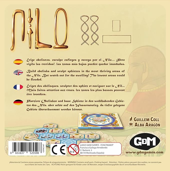 Juego de Mesa Nilo - JDM