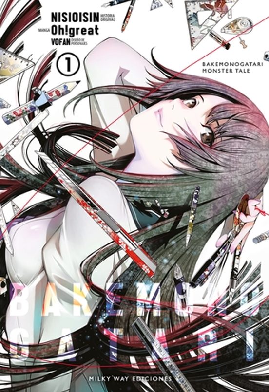 Manga 01 Bakemonogatari - Nisioisin Oh!great - MW Ed.