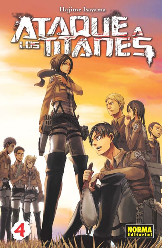 Manga 04 Attack On Titan - NE