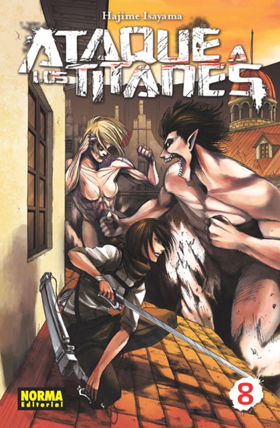 Manga 08 Attack On Titan - NE