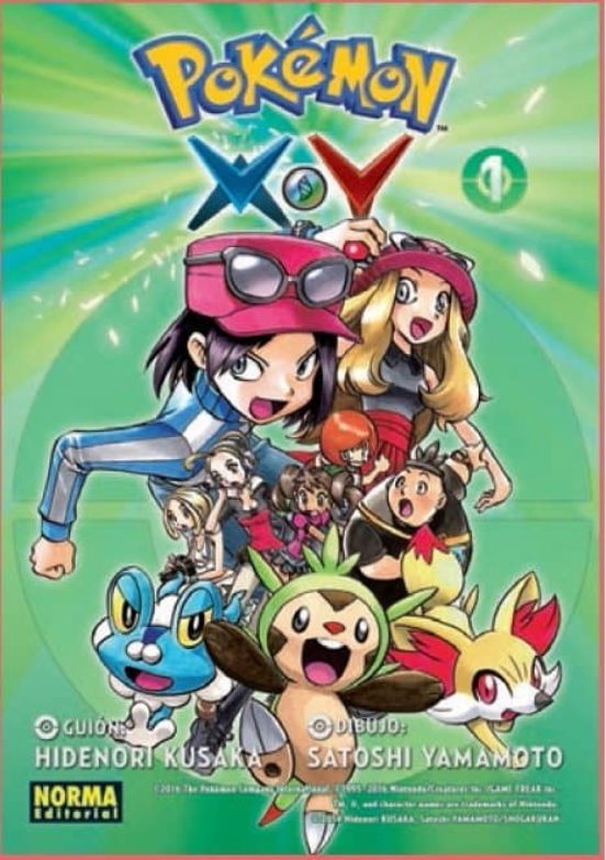 Manga 01 Pokemon X-Y -Hidenori Kusuka - NE