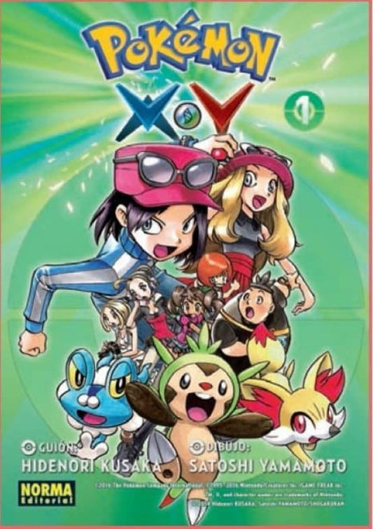 Manga 01 Pokemon X-Y -Hidenori Kusuka - NE