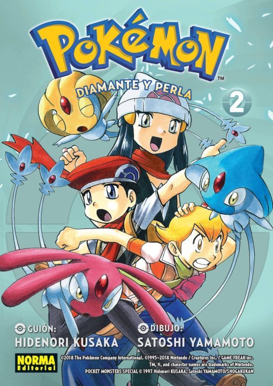 Manga 02 Pokémon Diamante y Perla - NE