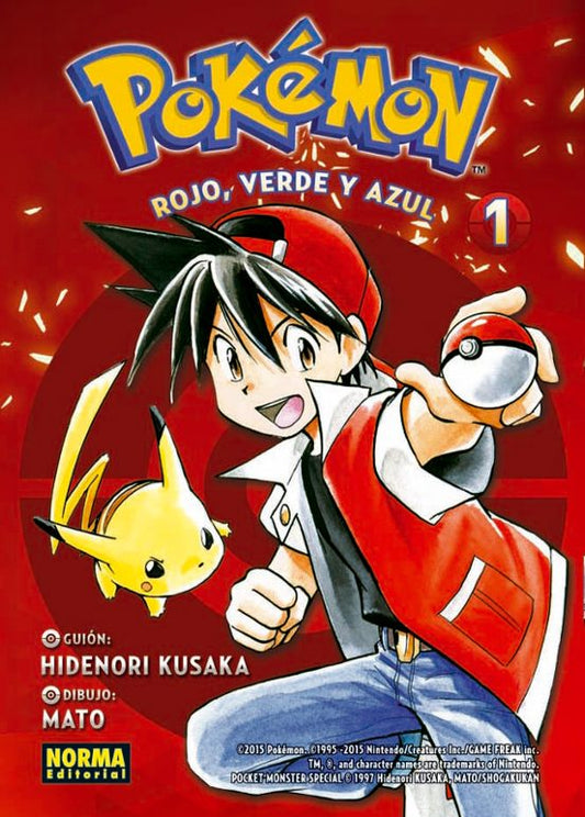 Manga 01 Pokémon - Rojo, Verde y Azul - NE