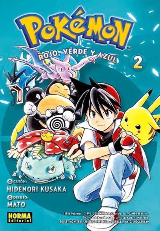 Manga 02 Pokémon - Rojo, Verde y Azul - NE