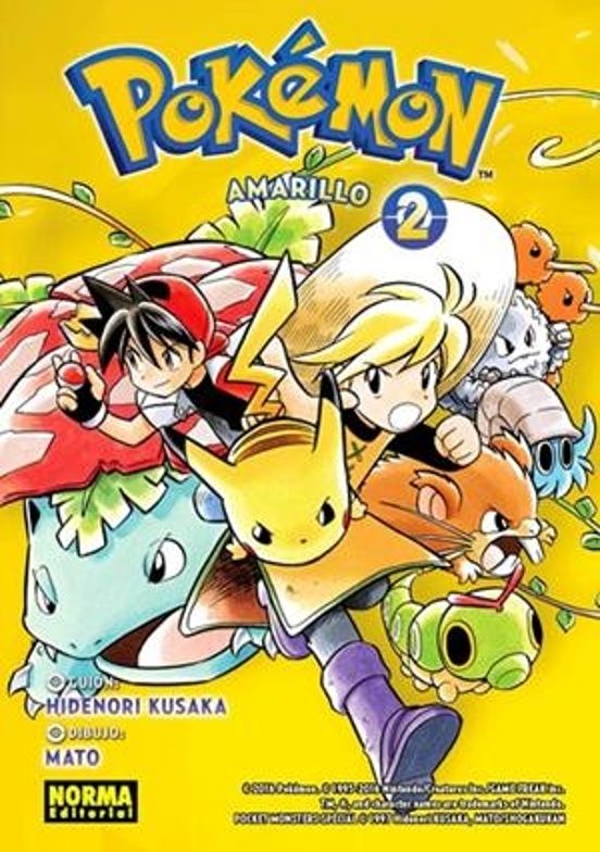 Manga 02 Amarillo - Pokémon - NE