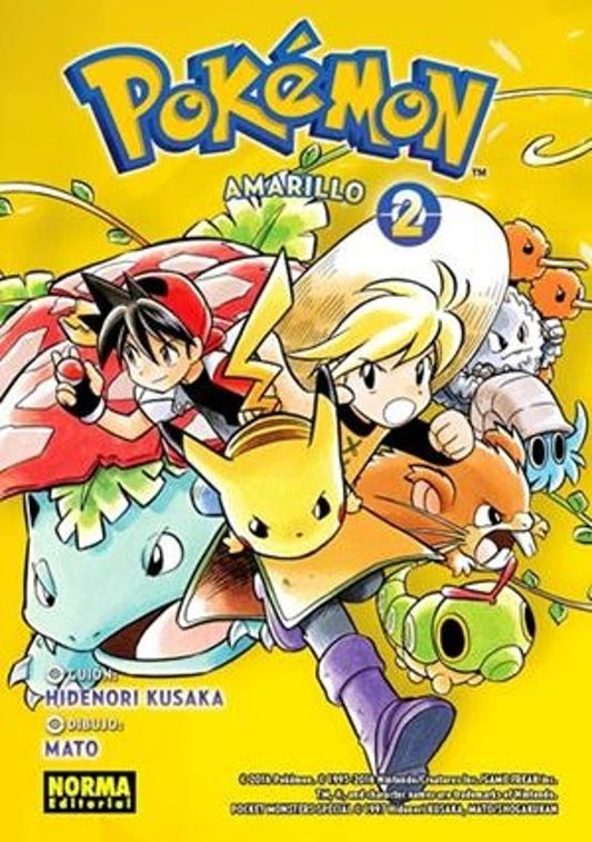 Manga 02 Amarillo - Pokémon - NE
