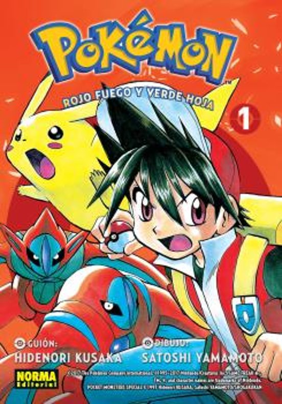 Manga 01 Pokémon Rojo Fuego y verde Hoja - NE