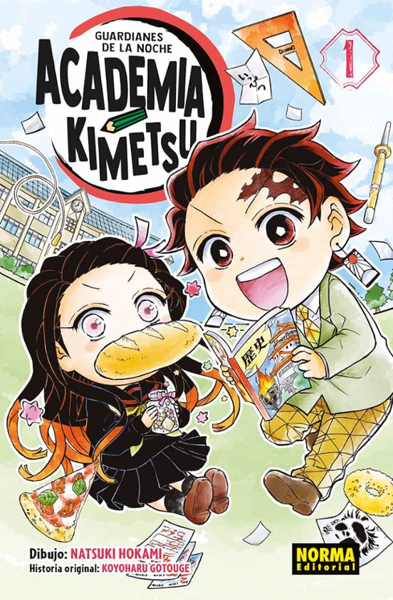Manga 01 Academia Kimetsu - Guardianes de la Noche - NE