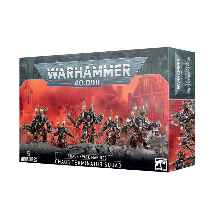Miniaturas set Escuadra de Exterminadores del Caos - Warhammer 40.000 - GW