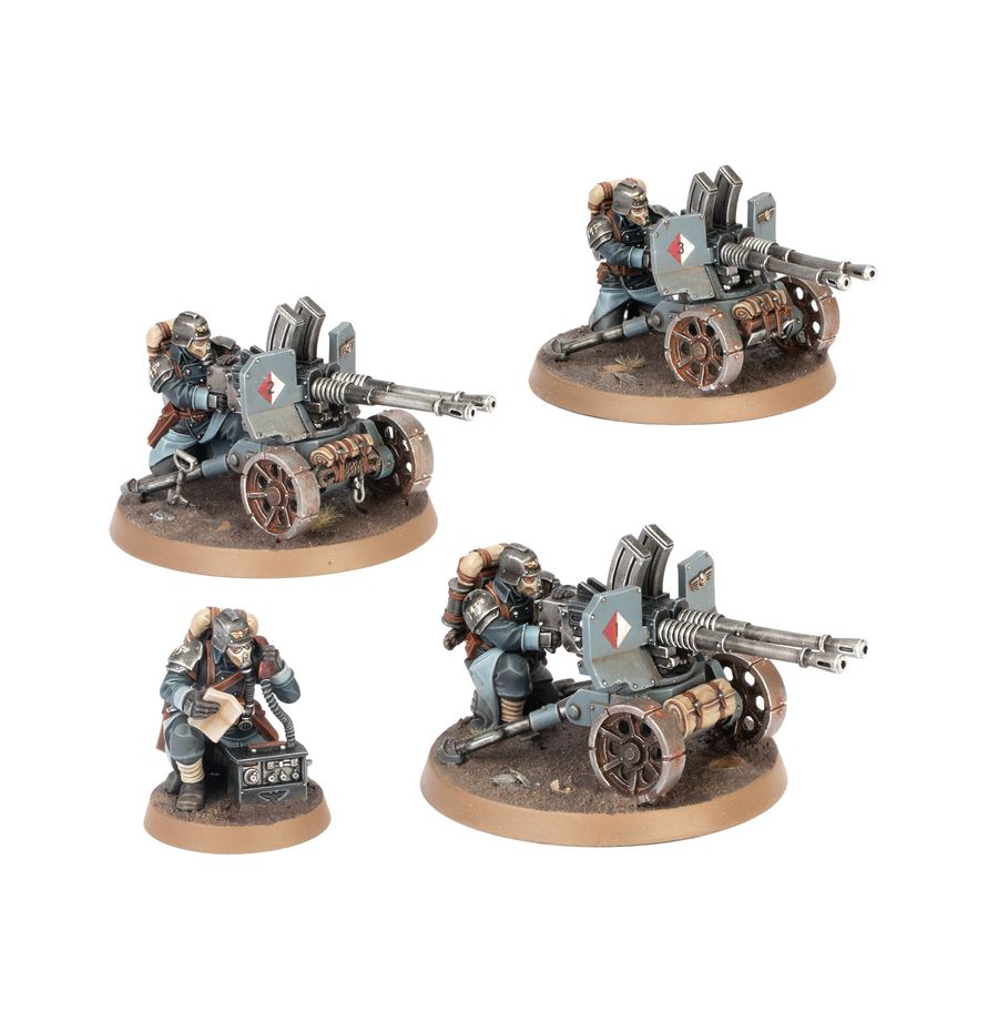 Miniaturas set Krieg Heavy Weapons Squad - Warhammer 40.000 - GW