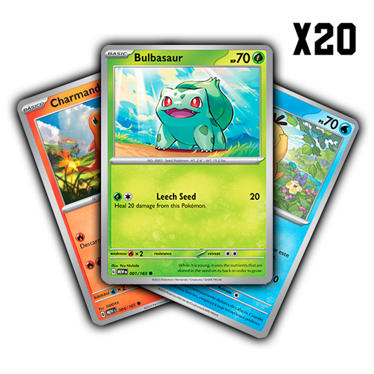 20 Cartas Comunes [MULTI] - Pokémon Tcg