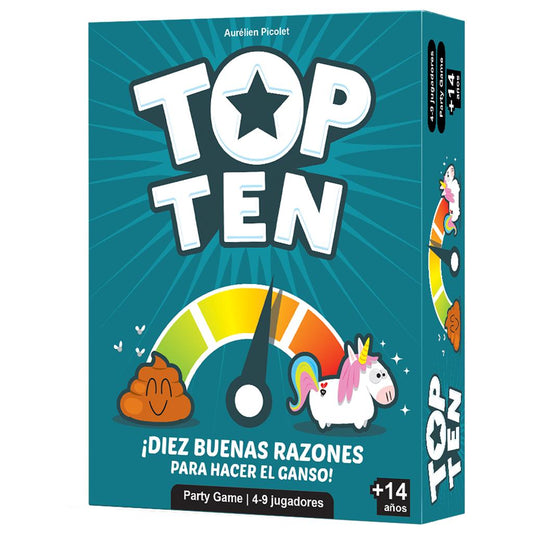 Juego de Mesa Top Ten: ¡Diez Buenas Razones Para Hacer el Ganso! - JDM