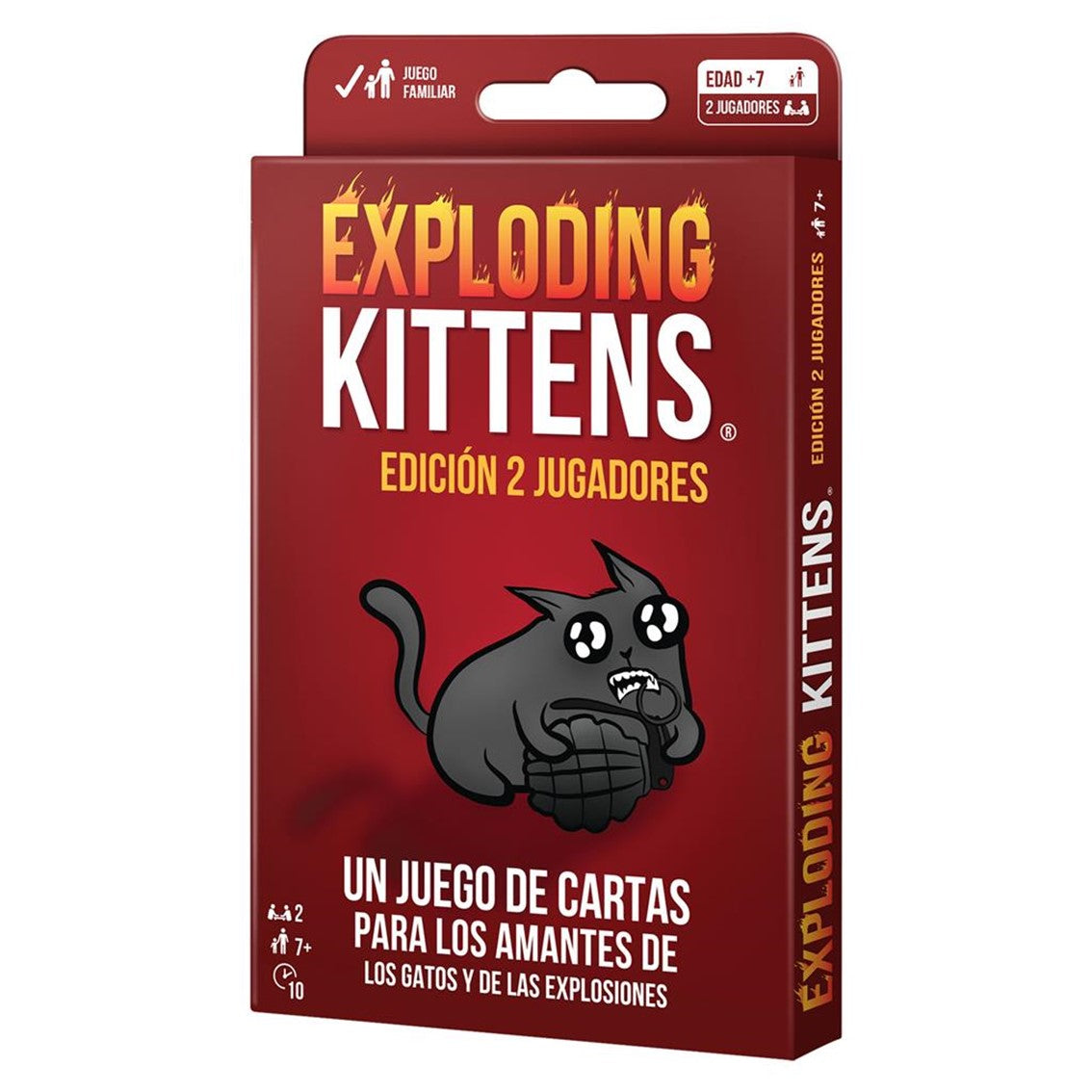 Juego de Mesa Exploding Kittens edicion 2 jugadores - JDM