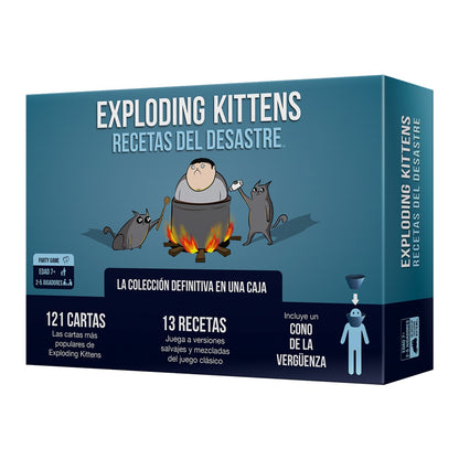 Juego de Mesa Exploding kittens recetas del desastre - JDM