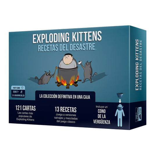 Juego de Mesa Exploding kittens recetas del desastre - JDM