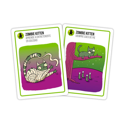 Exploding Kittens Zombie Kittens (Juego Base) - JDM