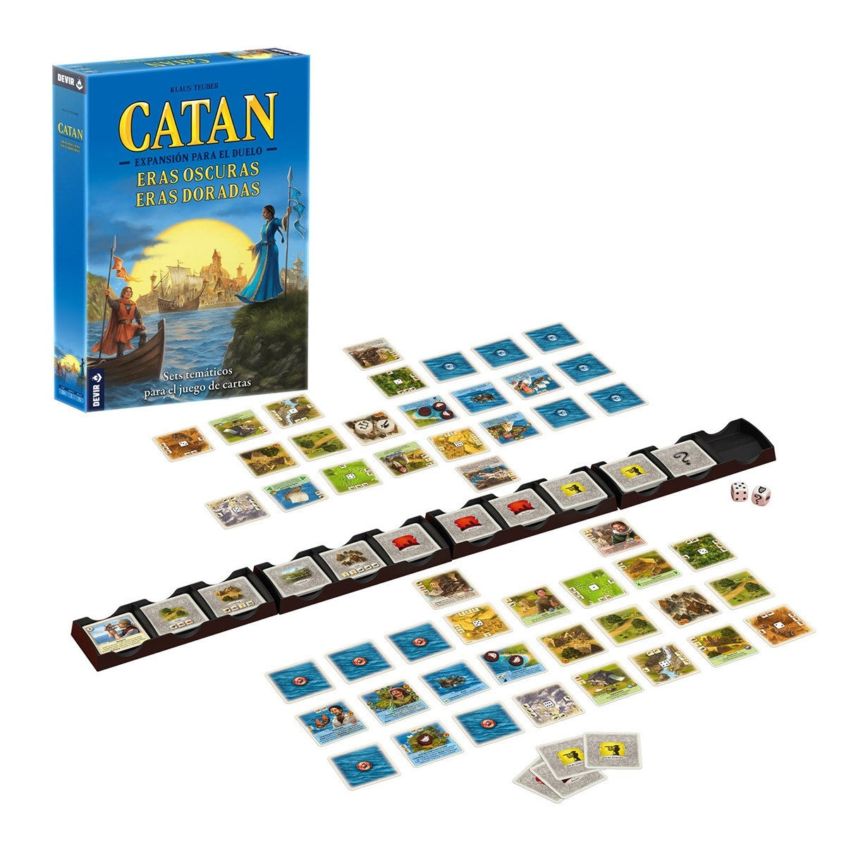Juego de Mesa Catan el Duelo Eras Oscuras Eras Doradas - JDM