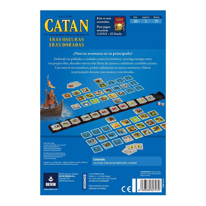 Juego de Mesa Catan el Duelo Eras Oscuras Eras Doradas - JDM