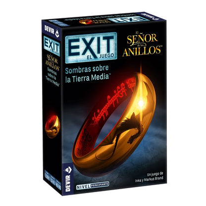 Juego de Mesa Exit El Señor de los Anillos: Sombras sobre la Tierra Media: Principiante - JDM