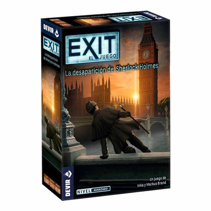 Juego de Mesa Exit: La desapatición de Sherlock Holmes: Avanzado - JDM
