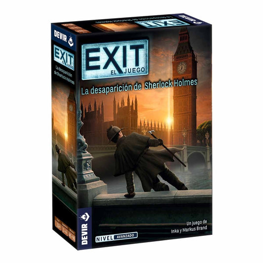 Juego de Mesa Exit: La desapatición de Sherlock Holmes: Avanzado - JDM