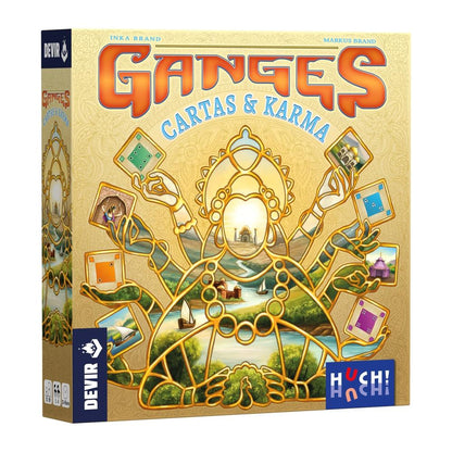 Juego de Mesa Ganges cartas y karma - JDM